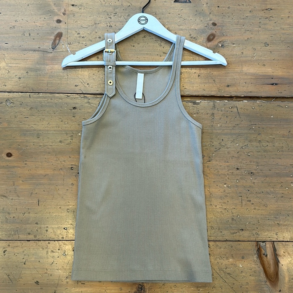 Dion Lee ribbed tank with buckle detail